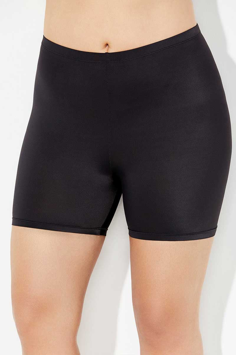 Black/Navy Swim Bike Shorts